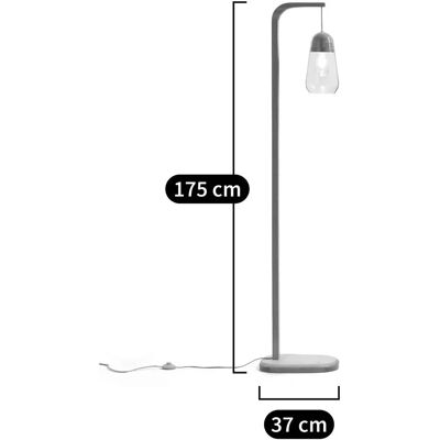 LA REDOUTE INTERIEURS Lampe sur pied beige en bois et verre LA REDOUTE INTERIEURS Lampe sur pied beige en bois et verre
