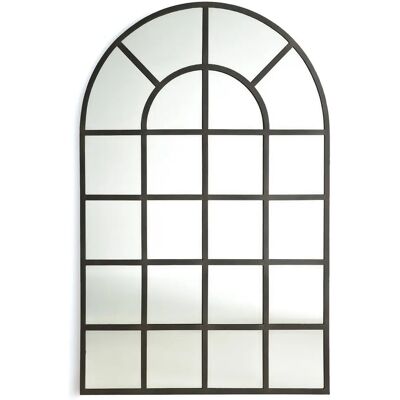 Miroir Lenaig en métal industriel forme fenêtre - Miroir Miroir Lenaig en métal industriel forme fenêtre - Miroir