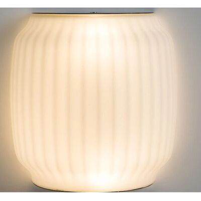 Am.pm Canelé Lámpara de Pared - Vidrio Opalino, Acero, Blanco Am.pm Canelé Lámpara de Pared - Vidrio Opalino, Acero, Blanco