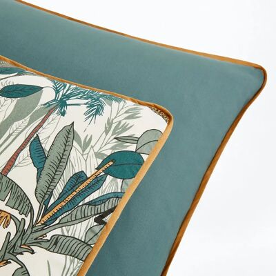 LA REDOUTE INTERIEURS Federa per guanciale Saraya - 63x63cm - Stampa jungle esotica LA REDOUTE INTERIEURS Federa per guanciale Saraya - 63x63cm - Stampa jungle esotica