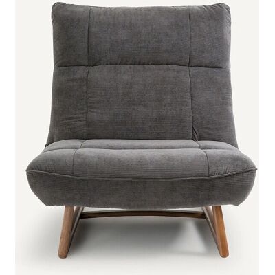 Am.pm Lafar Fauteuil en noyer et velours - Armchair Am.pm Lafar Fauteuil en noyer et velours - Armchair
