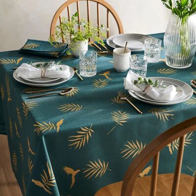 Tovaglia Verde con Motivi Tropicali - Tovaglia Tovaglia Verde con Motivi Tropicali - Tovaglia