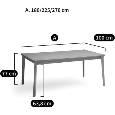 LA REDOUTE INTERIEURS Mesa extensible chapada en roble para 6/10 comensales - Mesa de comedor LA REDOUTE INTERIEURS Mesa extensible chapada en roble para 6/10 comensales - Mesa de comedor