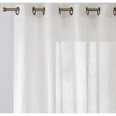 LA REDOUTE INTERIEURS Cortina de lino - Ajustable, 4 tallas LA REDOUTE INTERIEURS Cortina de lino - Ajustable, 4 tallas