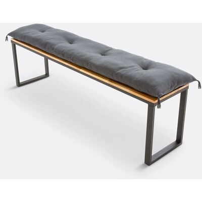 LA REDOUTE INTERIEURS - Panama - 120 cm - Γκρι - Bench Mattress LA REDOUTE INTERIEURS - Panama - 120 cm - Γκρι - Bench Mattress