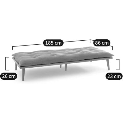 LA REDOUTE INTERIEURS Jimi Beige Daybed - Canapé-lit LA REDOUTE INTERIEURS Jimi Beige Daybed - Canapé-lit