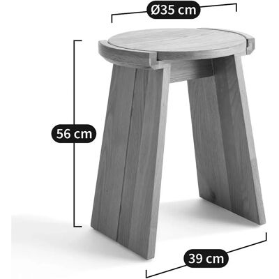 LA REDOUTE INTERIEURS Mesa auxiliar de roble macizo - Diseño moderno LA REDOUTE INTERIEURS Mesa auxiliar de roble macizo - Diseño moderno