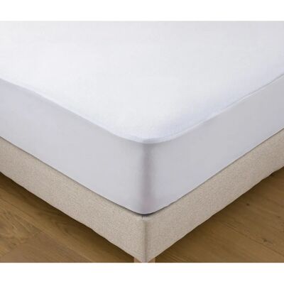 La Redoute Interieurs Protector de Colchón - Microfibra, Elastico, Blanco La Redoute Interieurs Protector de Colchón - Microfibra, Elastico, Blanco