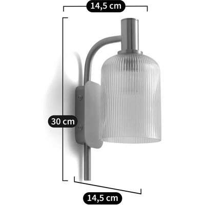 La Redoute Interieurs Applique en Laiton et Verre - Luminaire Murale La Redoute Interieurs Applique en Laiton et Verre - Luminaire Murale