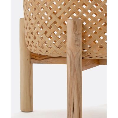 LA REDOUTE INTERIEURS Pot de fleurs en bambou H45cm - Pot de plante LA REDOUTE INTERIEURS Pot de fleurs en bambou H45cm - Pot de plante
