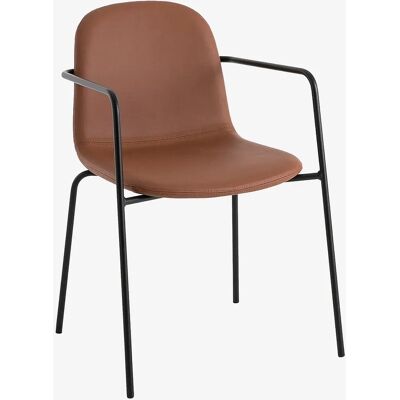 La Redoute Tibby - Kunstlæderstol - Stilet og behagelig La Redoute Tibby - Kunstlæderstol - Stilet og behagelig