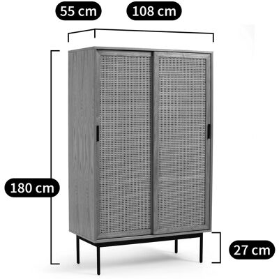 LA REDOUTE INTERIEURS Armoire Waska - Portes coulissantes - Beige LA REDOUTE INTERIEURS Armoire Waska - Portes coulissantes - Beige