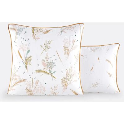 LA REDOUTE INTERIEURS Housse de coussin en coton Graminée - Housse de coussin LA REDOUTE INTERIEURS Housse de coussin en coton Graminée - Housse de coussin