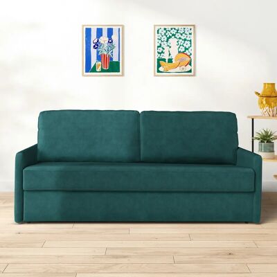 LA REDOUTE INTERIEURS Sofá cama de terciopelo - Bultex Marta - Varias tallas LA REDOUTE INTERIEURS Sofá cama de terciopelo - Bultex Marta - Varias tallas