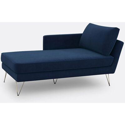 La Redoute Intérieurs - Topim - Azul - Terciopelo - Chaise lounge La Redoute Intérieurs - Topim - Azul - Terciopelo - Chaise lounge