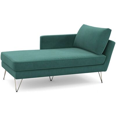 La Redoute Interieurs Sofá Esquina Terciopelo Topim - Chaise Longue La Redoute Interieurs Sofá Esquina Terciopelo Topim - Chaise Longue