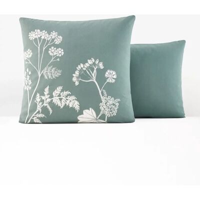 La Redoute Interieurs Housse de Coussin en Coton Cyrus - Vert - Housse La Redoute Interieurs Housse de Coussin en Coton Cyrus - Vert - Housse