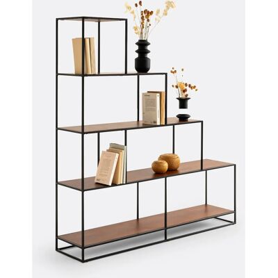 LA REDOUTE INTERIEURS Estantería Watford nogal y metal - Shelf LA REDOUTE INTERIEURS Estantería Watford nogal y metal - Shelf