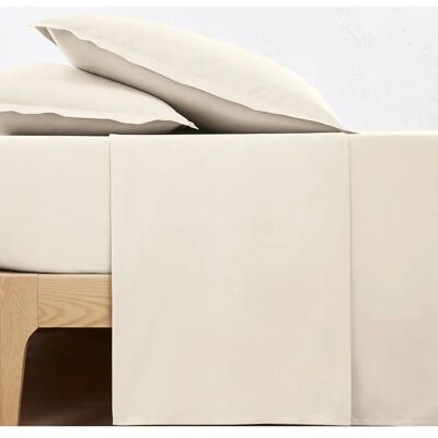 LA REDOUTE INTERIEURS Sábana de algodón percal - Beige - Sábana LA REDOUTE INTERIEURS Sábana de algodón percal - Beige - Sábana