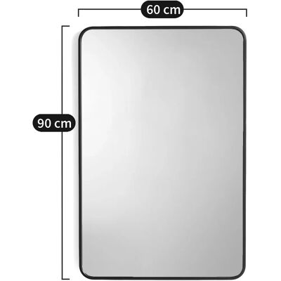LA REDOUTE INTERIEURS Espejo rectangular de metal Iodus - Vintage 60x90 cm LA REDOUTE INTERIEURS Espejo rectangular de metal Iodus - Vintage 60x90 cm