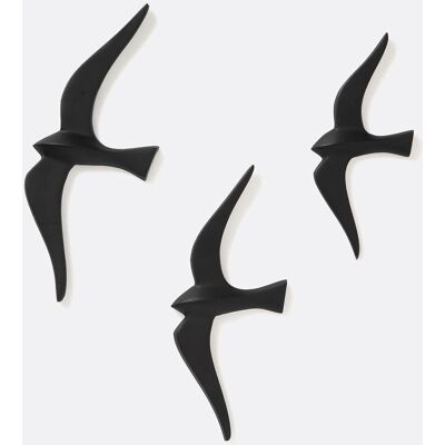 LA REDOUTE INTERIEURS - Tuga - Σετ 3 τεμάχια - Μαύρο - Wall decor LA REDOUTE INTERIEURS - Tuga - Σετ 3 τεμάχια - Μαύρο - Wall decor