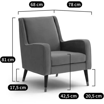 La Redoute Interieurs Πολυθρόνα - Μοντέρνος Σχεδιασμός Art Déco La Redoute Interieurs Πολυθρόνα - Μοντέρνος Σχεδιασμός Art Déco