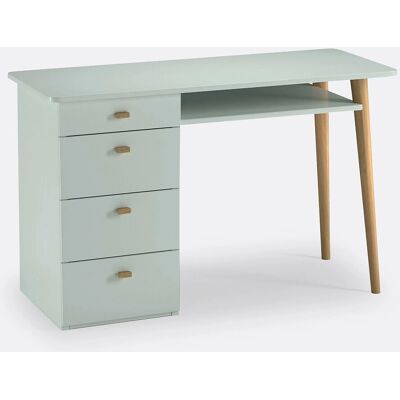 LA REDOUTE INTERIEURS Escritorio Jimi - Estilo Escandinavo, Verde, 4 Cajones LA REDOUTE INTERIEURS Escritorio Jimi - Estilo Escandinavo, Verde, 4 Cajones
