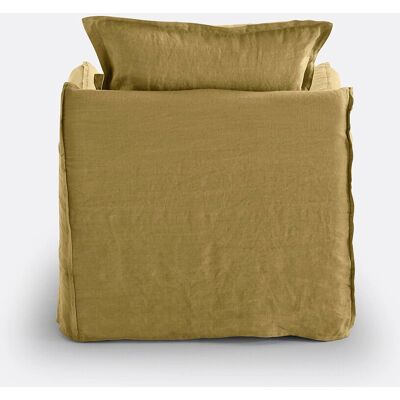 La Redoute Intérieurs Odna Verde oliva lino Sofa cover La Redoute Intérieurs Odna Verde oliva lino Sofa cover