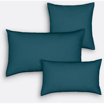 LA REDOUTE INTERIEURS SCÉNARIO - Federe per cuscino blu 50x30 cm - 2 pezzi LA REDOUTE INTERIEURS SCÉNARIO - Federe per cuscino blu 50x30 cm - 2 pezzi