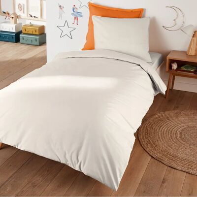 La Redoute Interiors - Scénario percal - Beige - 200x200 - Funda nórdica La Redoute Interiors - Scénario percal - Beige - 200x200 - Funda nórdica
