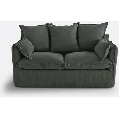 La Redoute Interieurs - Odna - Lino - Gris - Funda de sofá La Redoute Interieurs - Odna - Lino - Gris - Funda de sofá