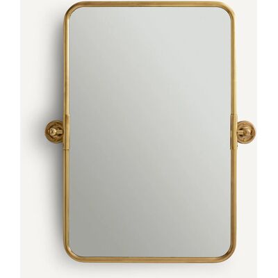 AM.PM - Cassandre - Rectangulaire - Finition laiton - Miroir AM.PM - Cassandre - Rectangulaire - Finition laiton - Miroir