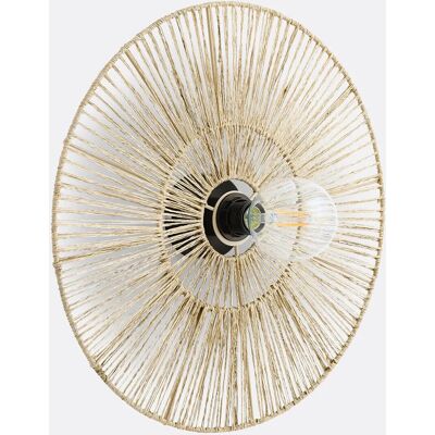 LA REDOUTE INTERIEURS - Yaku - Beige - Ø50 cm - Επιτοίχιο φως LA REDOUTE INTERIEURS - Yaku - Beige - Ø50 cm - Επιτοίχιο φως