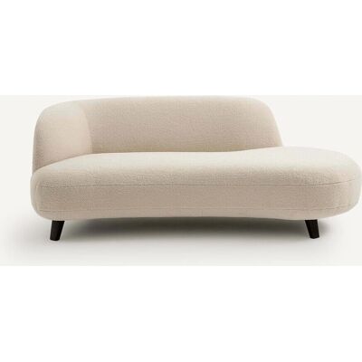 AM.PM Beige Rosebury Polyester Bouclé Chaise Longue - Canapé AM.PM Beige Rosebury Polyester Bouclé Chaise Longue - Canapé