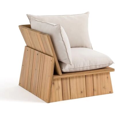 La Redoute Interieurs Sillón de jardín de acacia beige - Sillón de jardín La Redoute Interieurs Sillón de jardín de acacia beige - Sillón de jardín