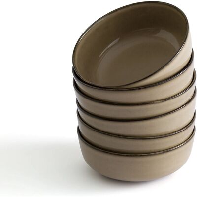 LA REDOUTE INTERIEURS Set di 6 Piatti Fondi Onda - Stoviglie LA REDOUTE INTERIEURS Set di 6 Piatti Fondi Onda - Stoviglie