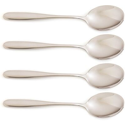 LA REDOUTE INTERIEURS Cucchiai da zuppa Ebano - Set da 4 LA REDOUTE INTERIEURS Cucchiai da zuppa Ebano - Set da 4