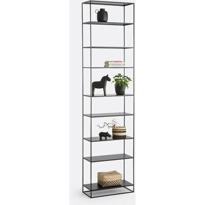 Estantería de Metal Hiba - 240cm de Altura - Negro - Tipo de Estantería Estantería de Metal Hiba - 240cm de Altura - Negro - Tipo de Estantería