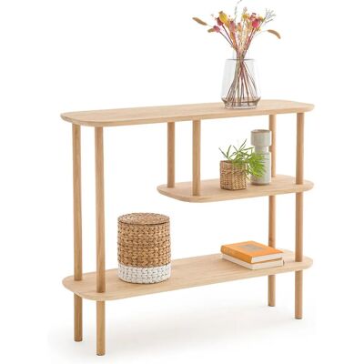 La Redoute Intérieurs console asymétrique en chêne massif - Console La Redoute Intérieurs console asymétrique en chêne massif - Console