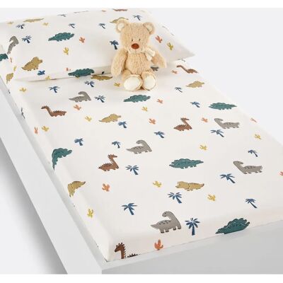 LA REDOUTE INTERIEURS Dino Pop Lenzuolo in Cotone - Biancheria LA REDOUTE INTERIEURS Dino Pop Lenzuolo in Cotone - Biancheria
