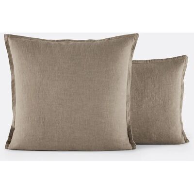 LA REDOUTE INTERIEURS Linot Beige - 63x63 cm - Ropa de lino para almohada LA REDOUTE INTERIEURS Linot Beige - 63x63 cm - Ropa de lino para almohada