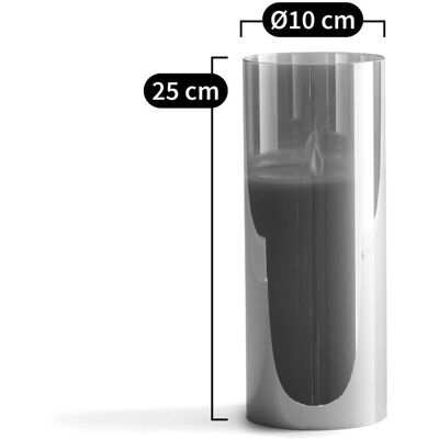 Am.pm Vela LED - Candela rotonda 25cm Grigia Am.pm Vela LED - Candela rotonda 25cm Grigia