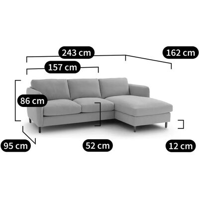 LA REDOUTE INTERIEURS Sofá cama en esquina Loméo - Algodón/poliéster LA REDOUTE INTERIEURS Sofá cama en esquina Loméo - Algodón/poliéster