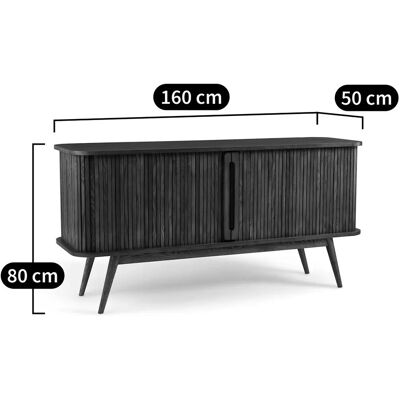LA REDOUTE INTERIEURS Wapong Aparador de nogal - Sideboard LA REDOUTE INTERIEURS Wapong Aparador de nogal - Sideboard