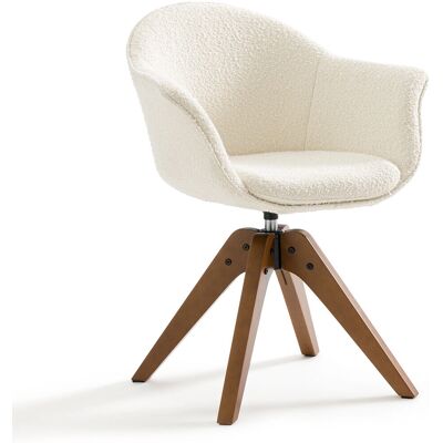 La Redoute Interieurs - Quilda - Bouclé Ecru - Escritorio Silla La Redoute Interieurs - Quilda - Bouclé Ecru - Escritorio Silla