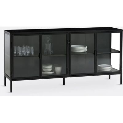 La Redoute Intérieurs Harlem Vitrina en Metal - 4 Puertas - Negro La Redoute Intérieurs Harlem Vitrina en Metal - 4 Puertas - Negro