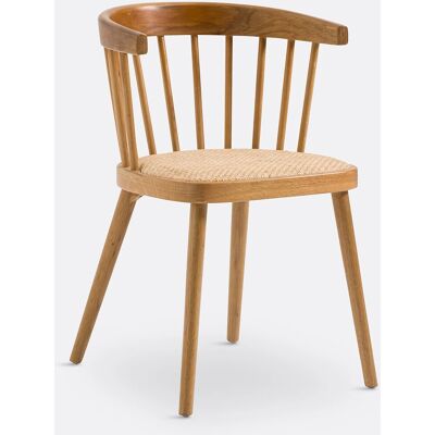 La Redoute Interieurs Sedia Portman in rovere e rattan - Sedia La Redoute Interieurs Sedia Portman in rovere e rattan - Sedia