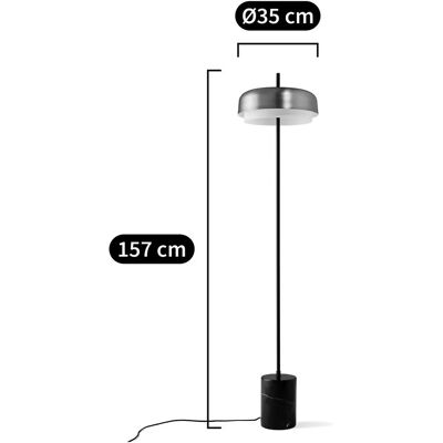 Lampada da terra Am.pm - Metallo e marmo, Clepsos Lampada da terra Am.pm - Metallo e marmo, Clepsos
