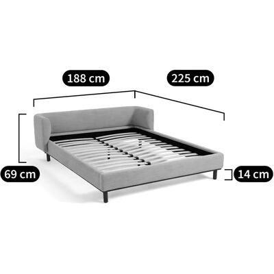 LA REDOUTE INTERIEURS Cama con somier Papoo - Cama LA REDOUTE INTERIEURS Cama con somier Papoo - Cama