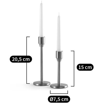 Set de 2 Portavelas de Latón de La Redoute Interieurs Set de 2 Portavelas de Latón de La Redoute Interieurs